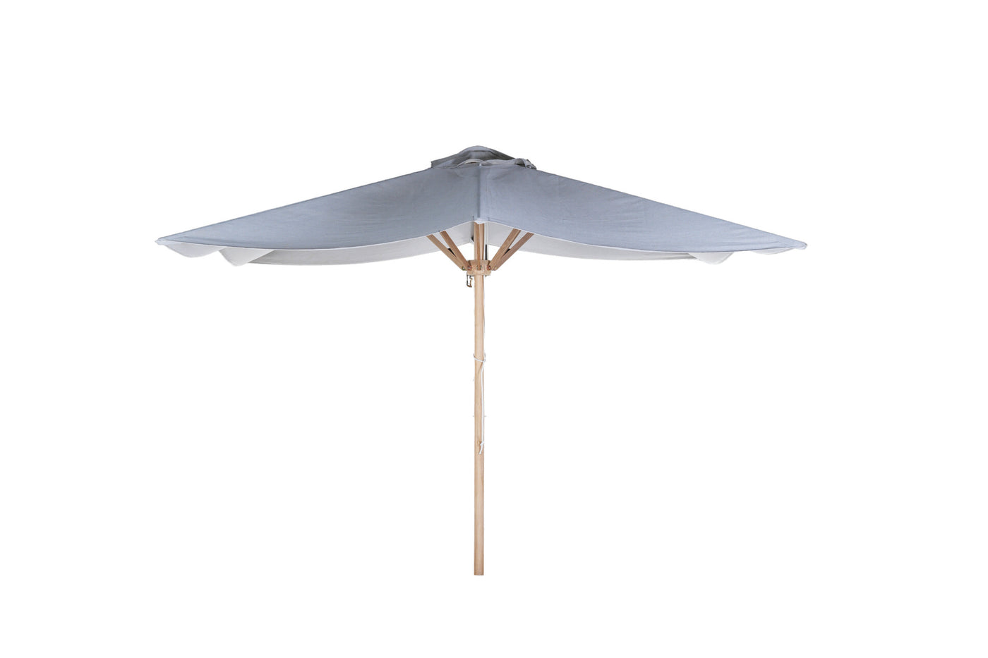 Boston Umbrella Teak with Fabric Lining