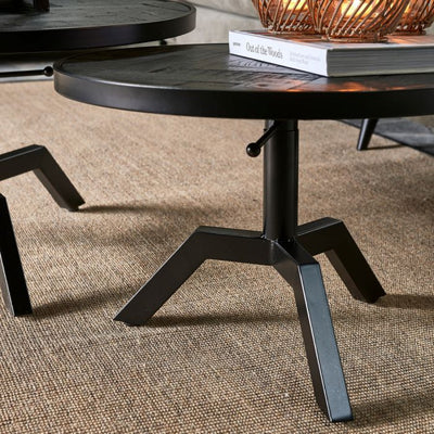 Kirkwood Coffee Table Dia 80, black