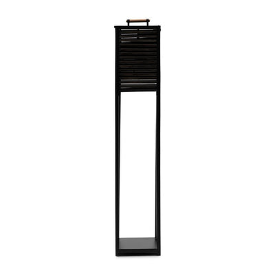 Ocean Cay Shutters Floor Lamp black