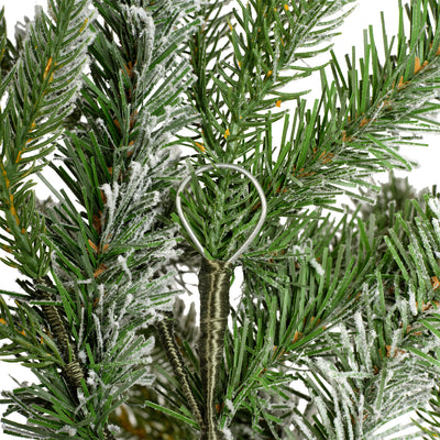 Norway Garland Snowy Indoor - Green / White