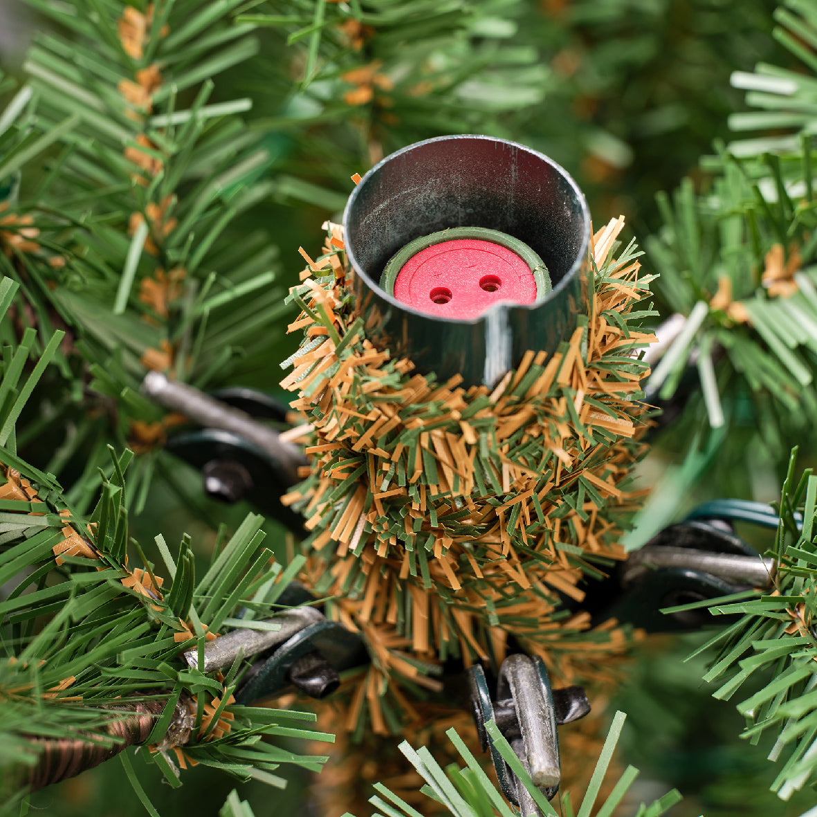 Norway Spruce, Indoor - Green / Warm White