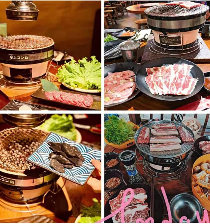 Konro Barbecue Grill - Round Large {collection instore}