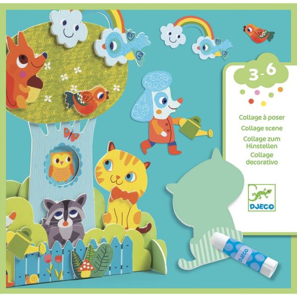 Art And Craft - Little Ones - Collages Garden Pals - Fsc Mix