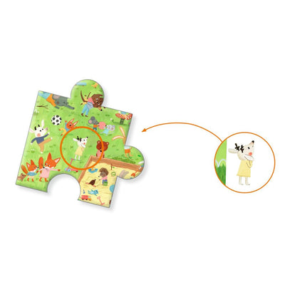 Puzzles - Little Friends' Garden - 35 Pcs