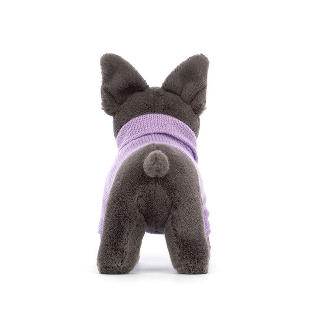 Sweater French Bulldog Purple