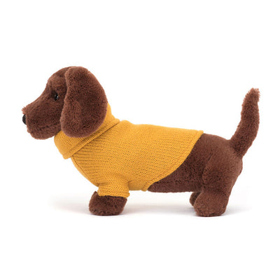 Sweater Sausage Dog Yellow