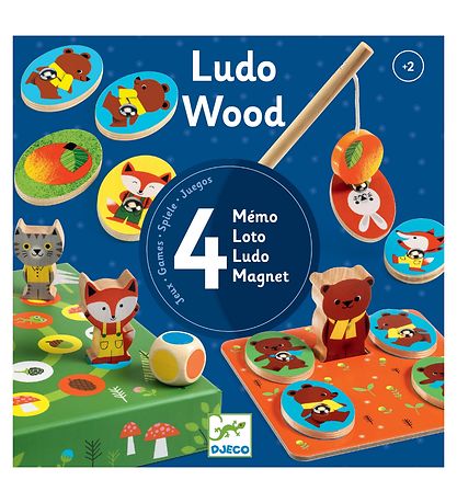 Jeux Educatifs Bois - LudoWood - 4 games