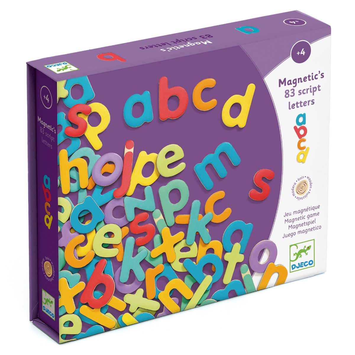 Jeux Educatifs Bois - 82 script letters 