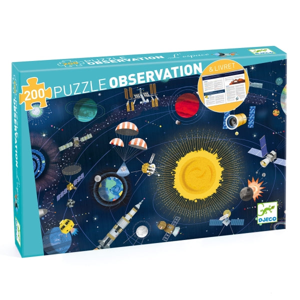 Toys And Games - Puzzles - Observation Puzzles The Space + Booklet